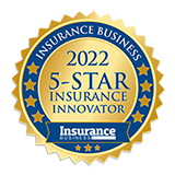 IBNZ 5 Star Insurance Innovators 2022 Medal